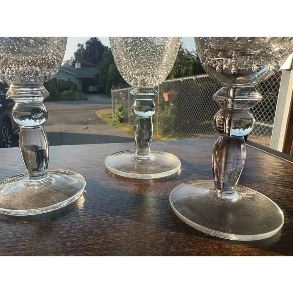 Margarita bubble‎ glasses set of 3
